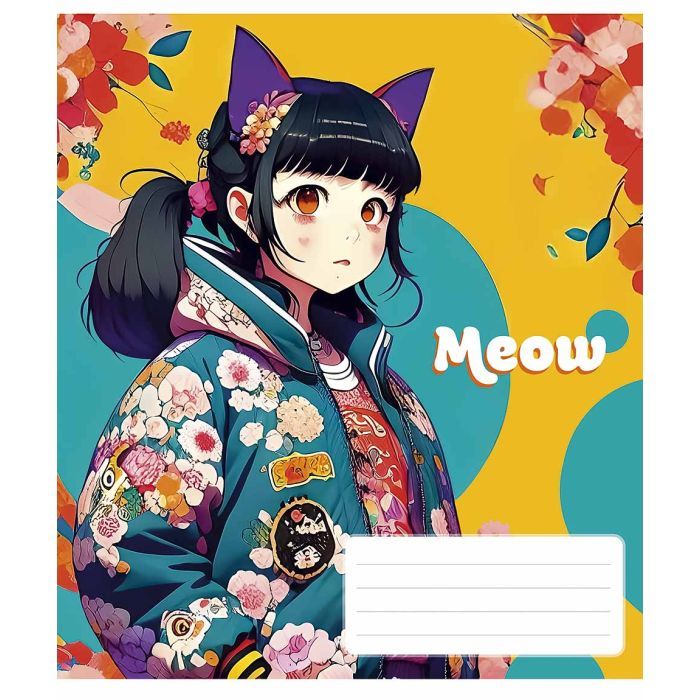 Тетрадь Школярик Kawaii 48 листов клетка Фото