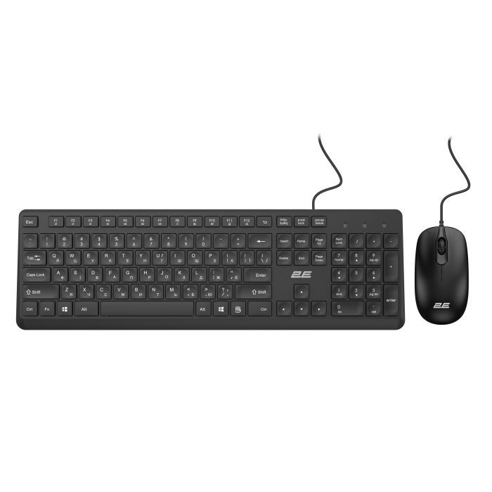 Комплект 2E MK405 USB UA Black Фото