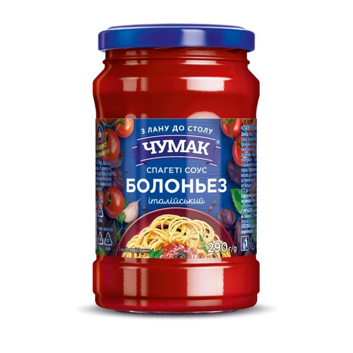 Соус Чумак Болоньез 290 г с/б Фото