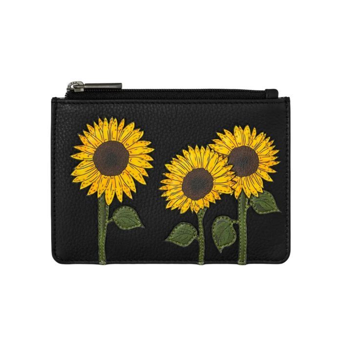Кошелек Yoshi Y1321 Sunflowers Black Фото