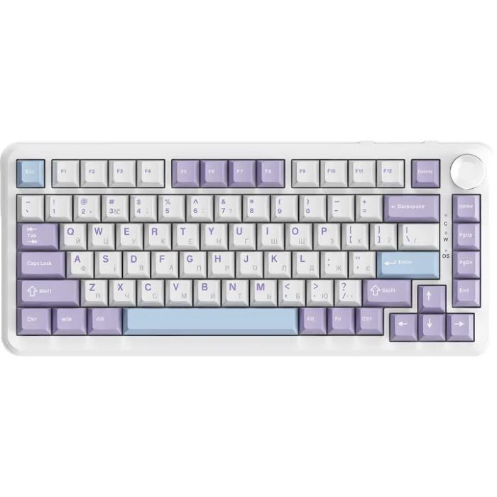 Клавиатура Ajazz AK820 MAX Magnetic Switch RGB USB White Фото