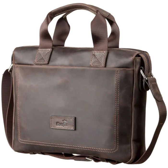 Сумка Shvigel Кожаная Коричневая Фото