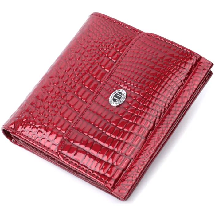 Кошелек ST Leather Из натуральной кожи Красный Фото