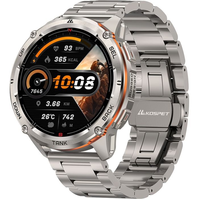 Смарт-часы KOSPET Tank T3 ULTRA 2 SE SILVER Фото