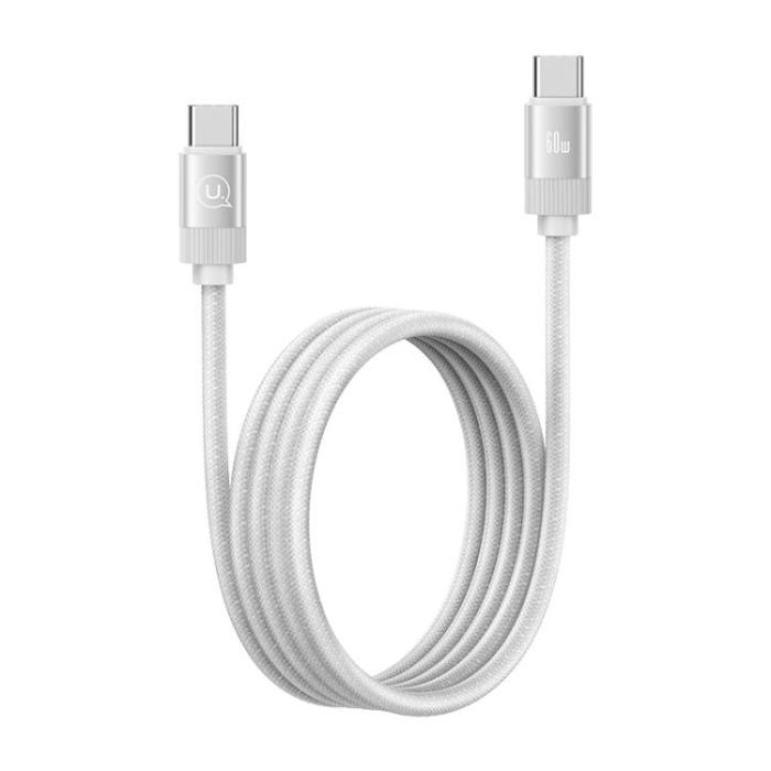 Дата кабель Usams USB-C to USB-C 60W white Фото