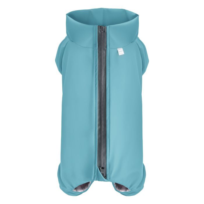 Дождевик для животных WAUDOG Clothes водонепроницаемый M45 голубой Фото