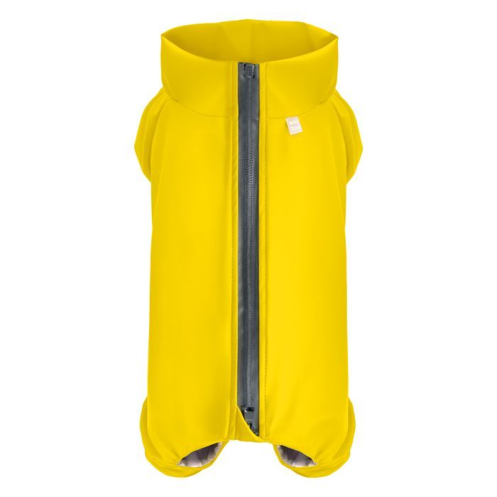 Дождевик для животных WAUDOG Clothes водонепроницаемый S40 желтый Фото