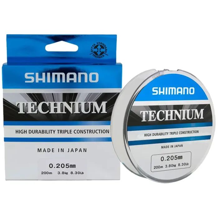 Леска Shimano Technium 200m 0.185 mm 3.2 kg Фото