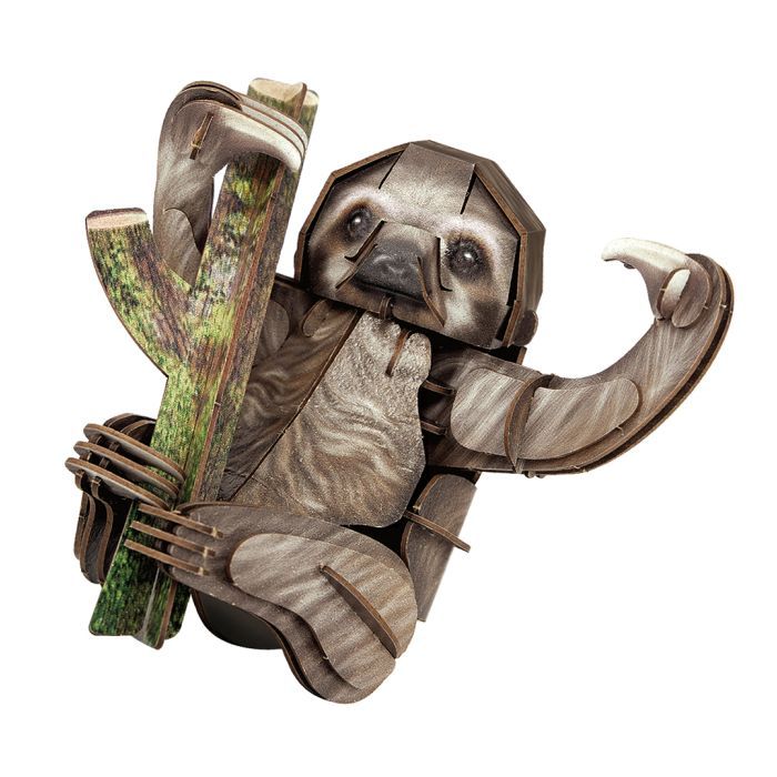 Пазл Cubic Fun трехмерный Дикие животные Ленивец Фото