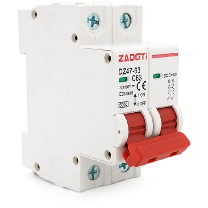 Автоматический выключатель ZADOTI DZ47-63C63 Фото