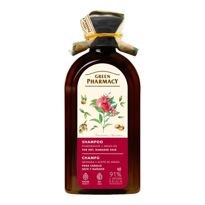 Шампунь Green Pharmacy Масло арганы и гранат 350 мл Фото