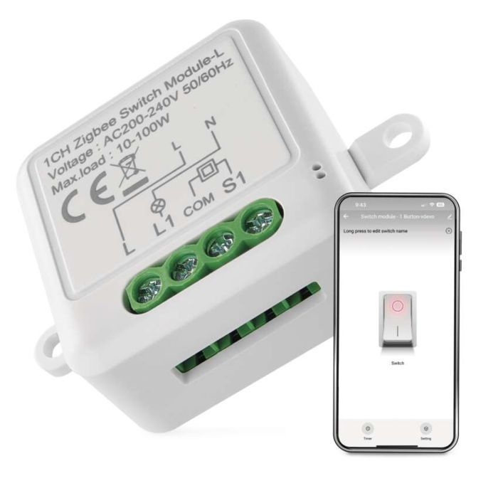 Модуль управления умным домом EMOS H5103 ZigBee 3.0 1-Channel Фото