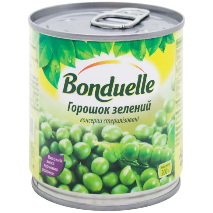 Овощная консервация Bonduelle Горошек зеленый консервированный 200 г Фото