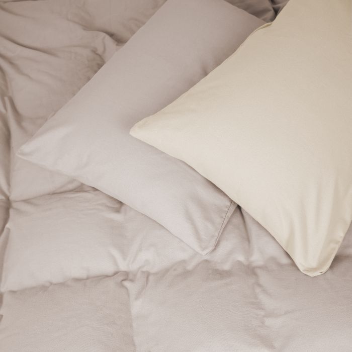 Постельное белье MirSon 007-004 Milk/Cappuchino Фланель 2x143x210 Семейный Фото