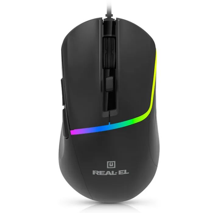 Мышка REAL-EL RM-530 USB Black Фото