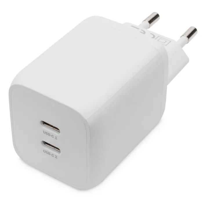 Зарядное устройство Digitus 2xUSB-C PD65W GaN Фото