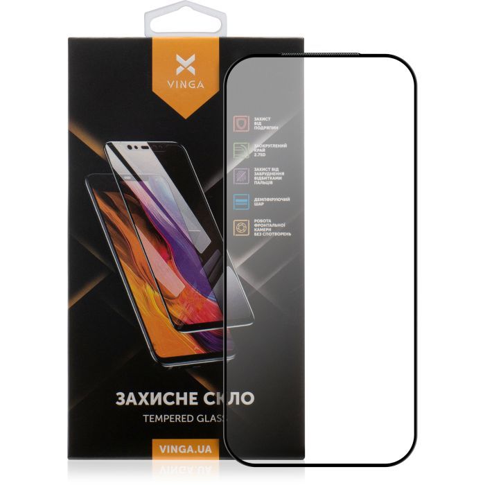 Стекло защитное Vinga Apple iPhone 17 Pro Фото