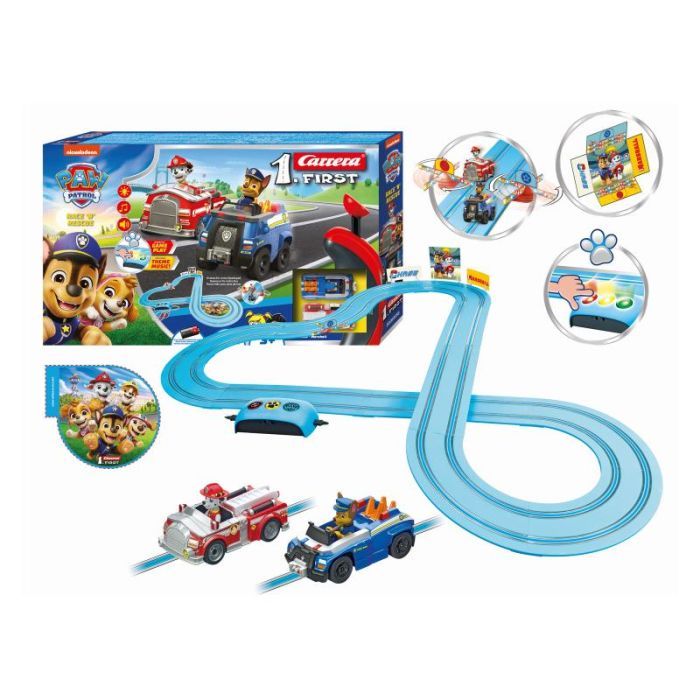 Автотрек Carrera First Paw Patrol Гонки и спасение Фото