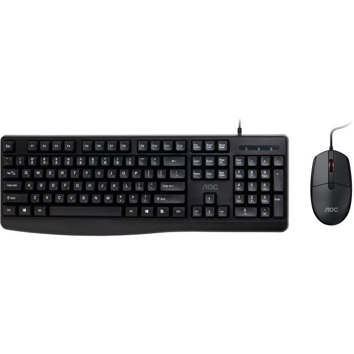 Комплект AOC KM170B USB UA Black Фото