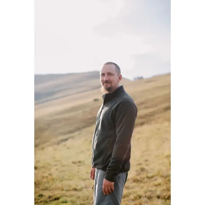 Кофта Tribe Fleece Jacket Full Zip T-KJ-0011-olive, 52 Фото