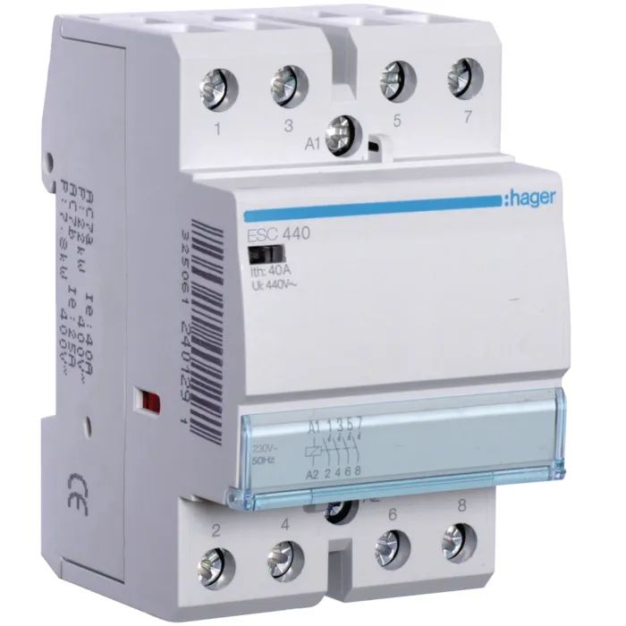 Автоматический выключатель Hager 40 A 230V 4NO 3P (A) Фото