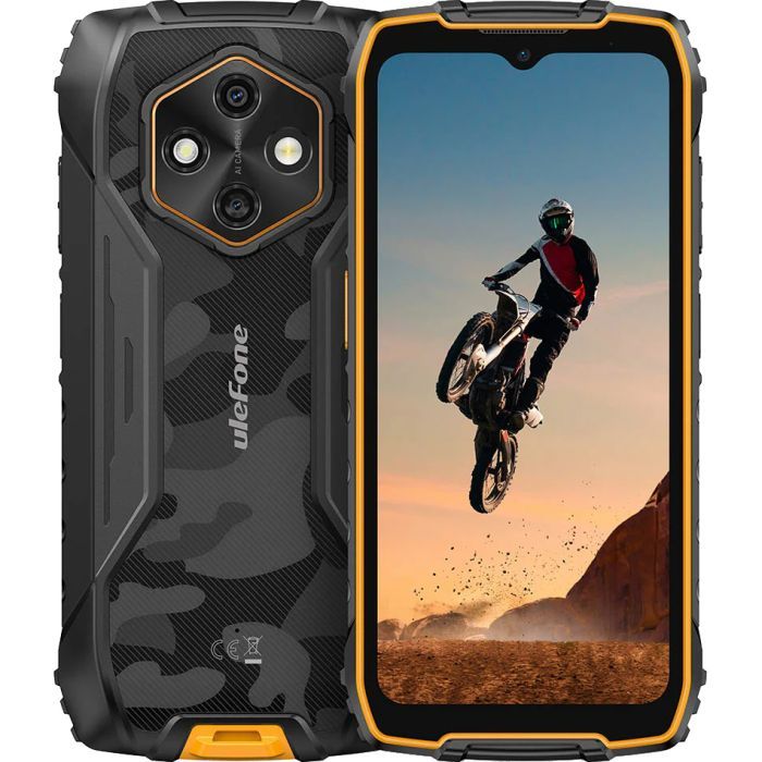 Мобильный телефон Ulefone Rugking 4 Pro 8/256Gb Black-Orange Фото