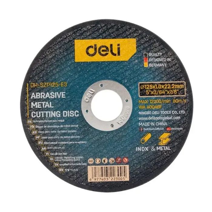 Круг отрезной Deli 125 x 1,0 мм Фото