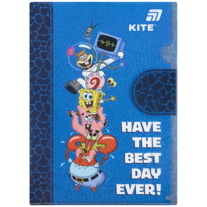 Папка – уголок Kite с клапаном A4 SpongeBob SquarePants Фото