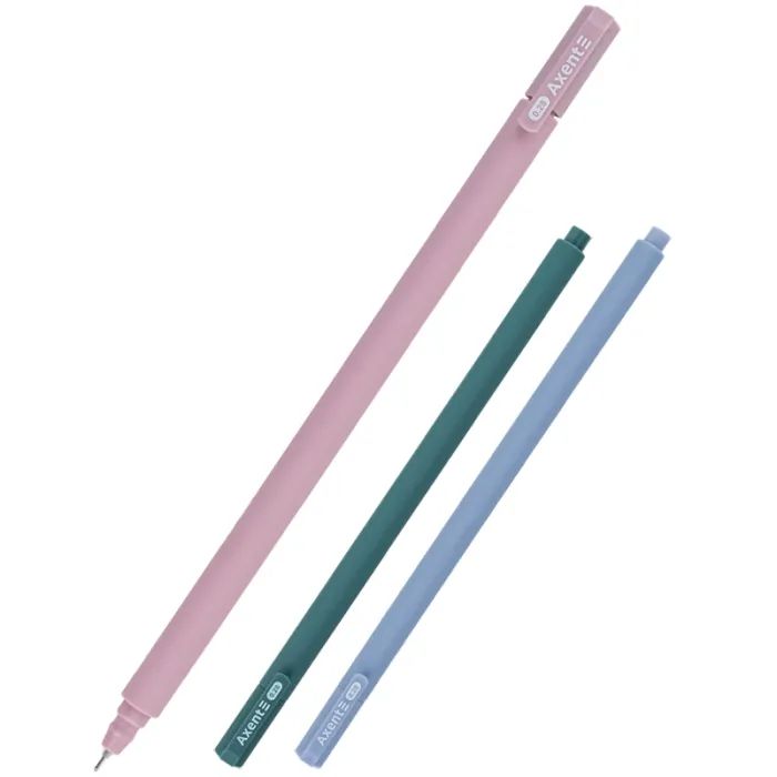 Ручка гелевая Axent Ultraline 0,28 мм, синій Фото