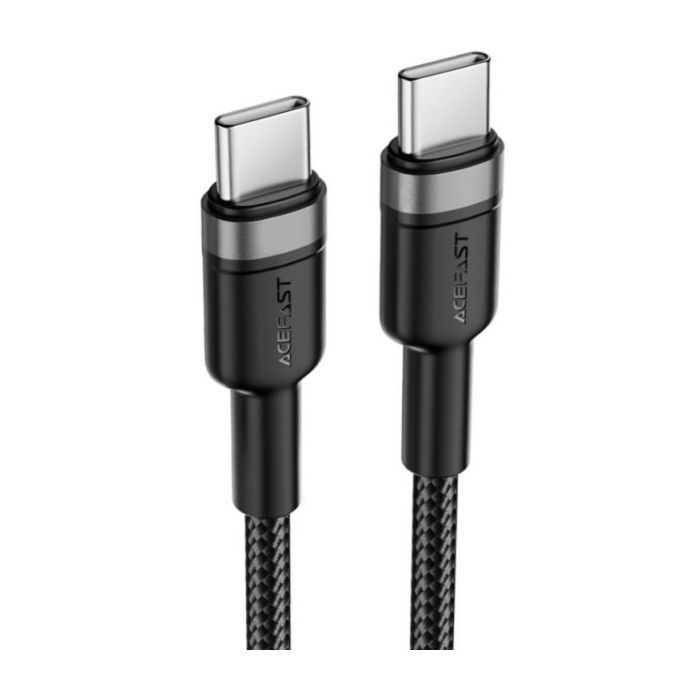 Дата кабель Acefast USB-C to USB-C 1.2m 60W black Фото