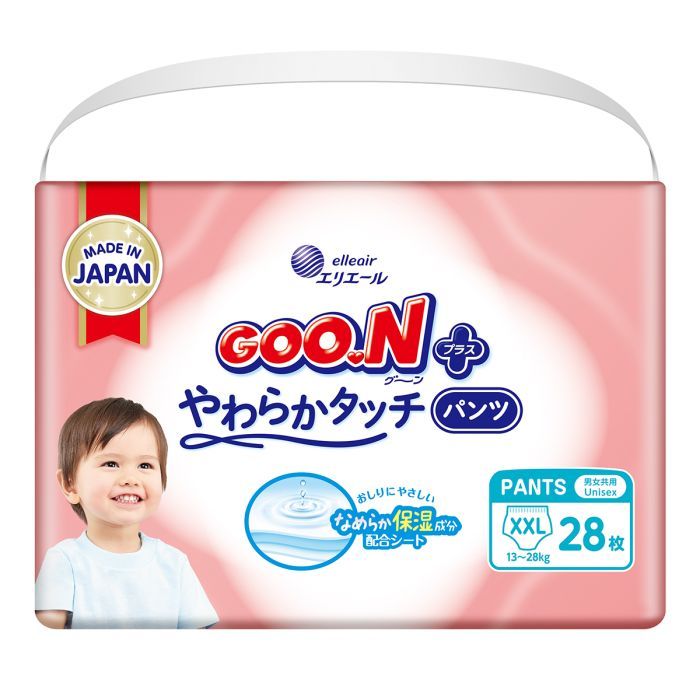 Подгузники GOO.N Plus труси 13-28 кг Розмір ХXL, 28 Фото