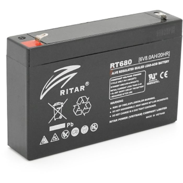 Батарея к ИБП Ritar AGM RT680G, 6V-8Ah Фото