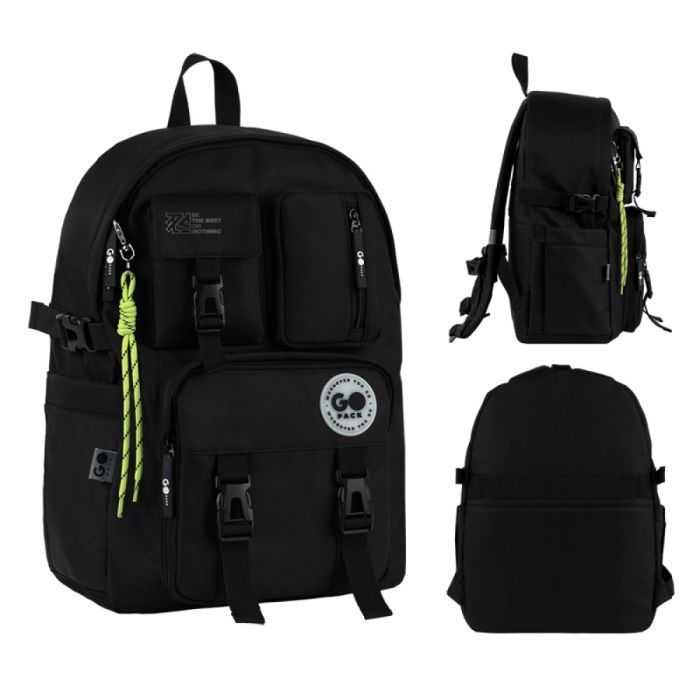 Рюкзак школьный GoPack Education Teens 2500L чорний Фото