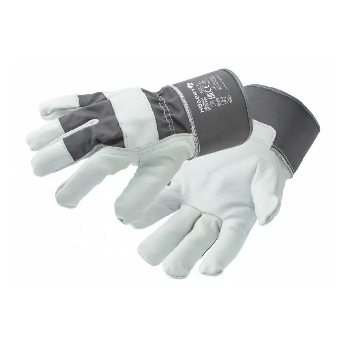 Защитные перчатки Hoegert SALZACH HT5K732-9 кожаный графит, 9 Фото