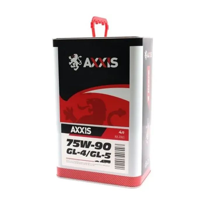 Трансмиссионное масло AXXIS 75W-90 GL-4/GL-5 4л Фото