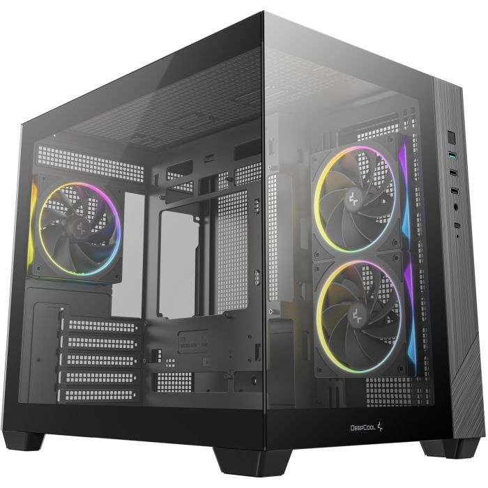 Корпус для ПК Deepcool CG330 3F Black Фото