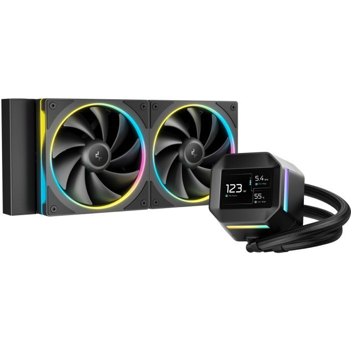Система жидкостного охлаждения Deepcool LM240 Black Фото