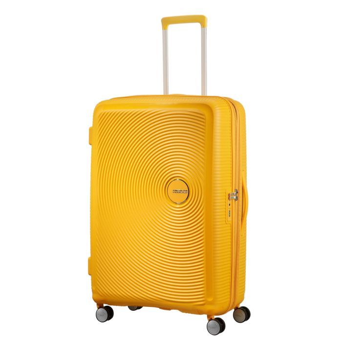 Чемодан American Tourister Soundbox 97/110 л жовта Фото