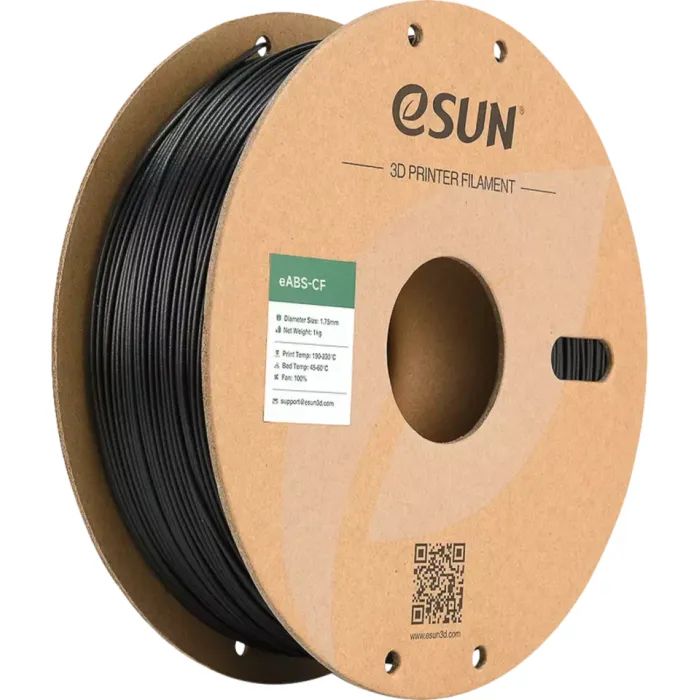 Пластик для 3D-принтера eSUN EABS-CF 1,75mm 1kg BLACK Фото