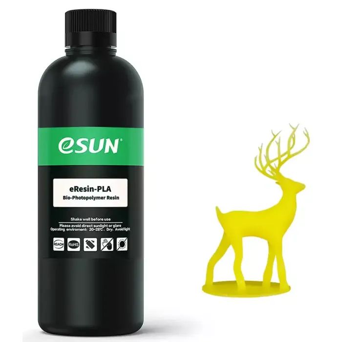 Фотополимерная смола eSUN eResin PLA UV/LCD Yellow 1kg Фото