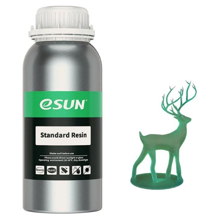 Фотополимерная смола eSUN Resin standard UV/LCD Green 1kg Фото