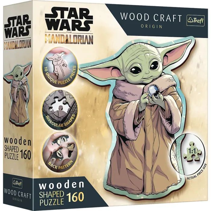 Пазл Trefl Wooden Star Wars Грог, 160 элементов Фото