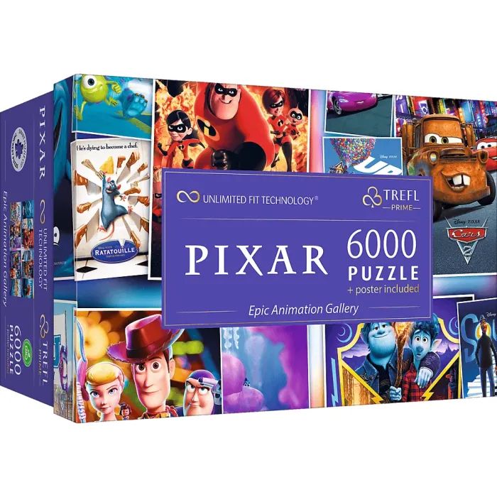 Пазл Trefl UFT Pixar Галерея епічної анімації, 6000 елементів Фото