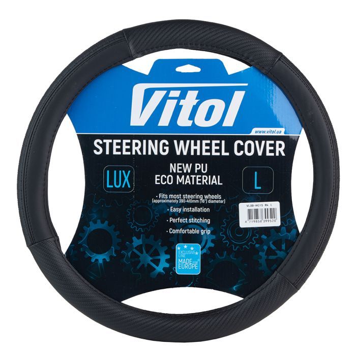 Чехол на руль VITOL М чорн Фото