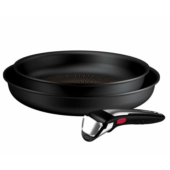 Набор посуды Tefal Ingenio Excellence+, 3 предмети, чорний Фото
