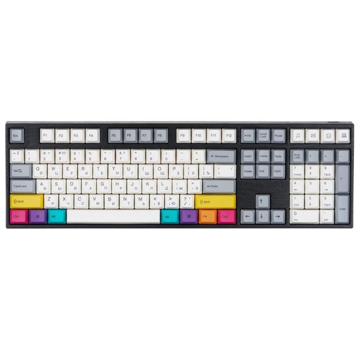 Клавиатура Varmilo APT108 CMYK C-TK Red Wireless White Led UA Фото