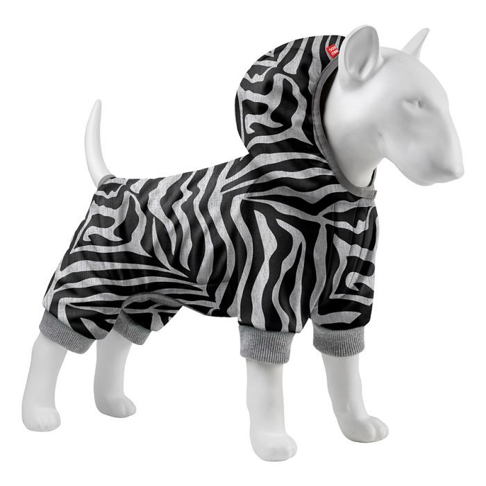 Комбинезон для животных WAUDOG Clothes "Зебра" софтшелл M47 Фото
